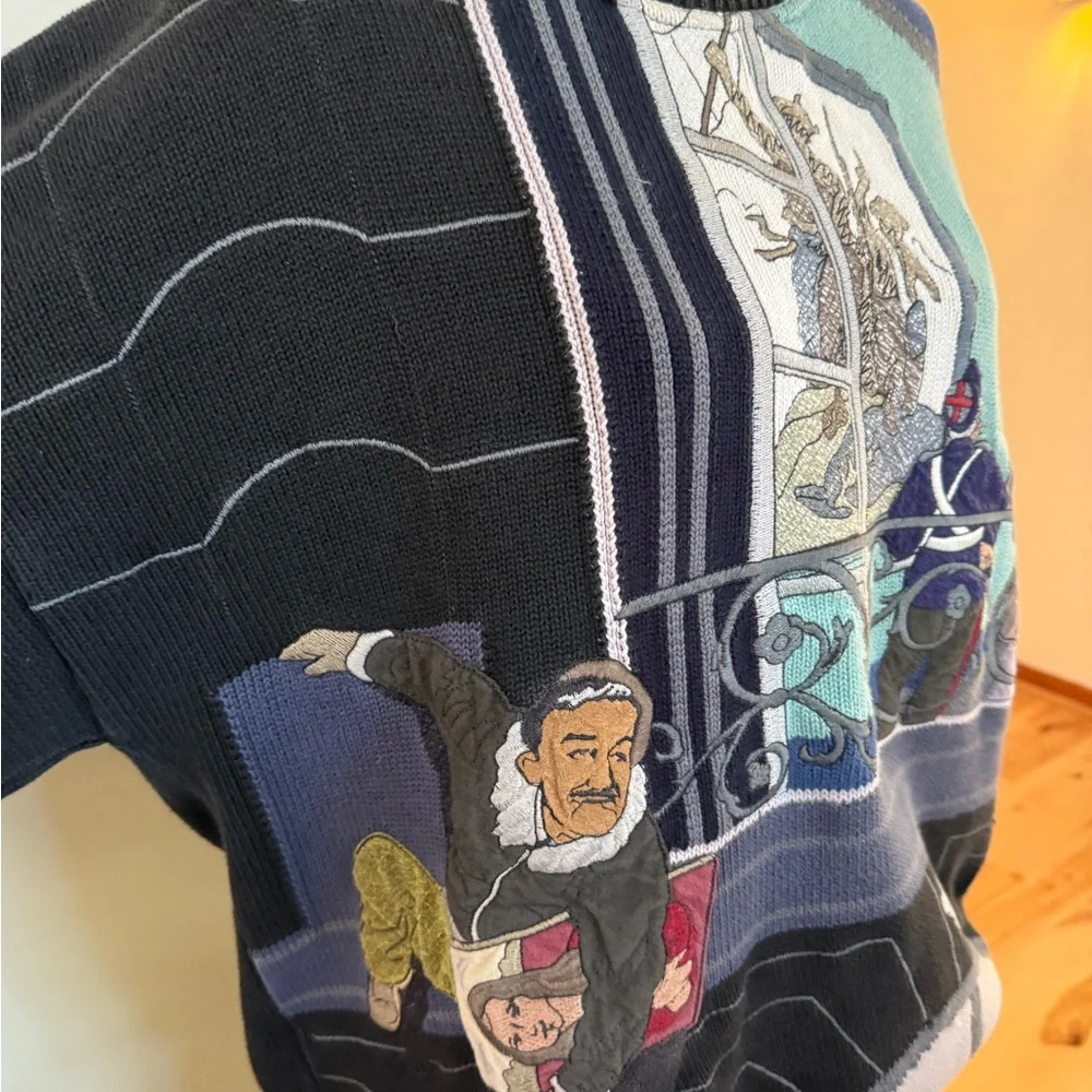 MIMI SPIRIT Mens Knit Sweater L Made In Italy 